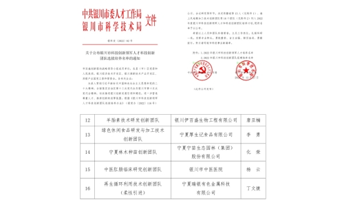 技術(shù)創(chuàng)新賦能產(chǎn)業(yè)升級(jí) 銀川伊百盛&ldquo;羊胎素技術(shù)研發(fā)創(chuàng)新團(tuán)隊(duì)&rdquo;順利通過(guò)驗(yàn)收